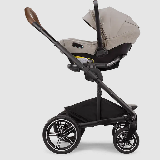 NUNA BABY Nuna Mixx Next Stroller In Hazelwood With Ring Adapters And Magnetic Buckle