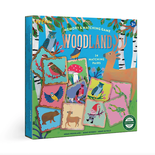 EEBOO Woodland Memory And Matching Game