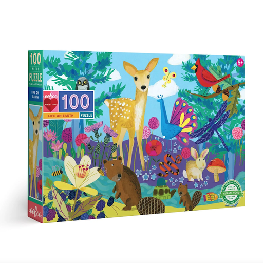 EEBOO Life On Earth 100 Piece Puzzle