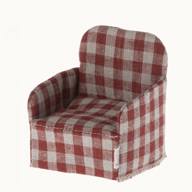 MAILEG CHAIR, MOUSE - RED