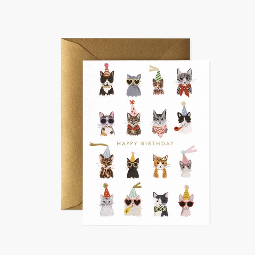 RIFLE PAPER CO Cool Cats Birthday Card