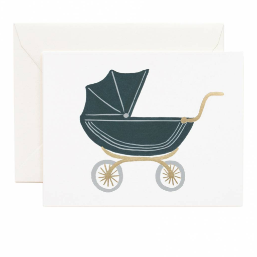 RIFLE PAPER CO Pram Baby  Card