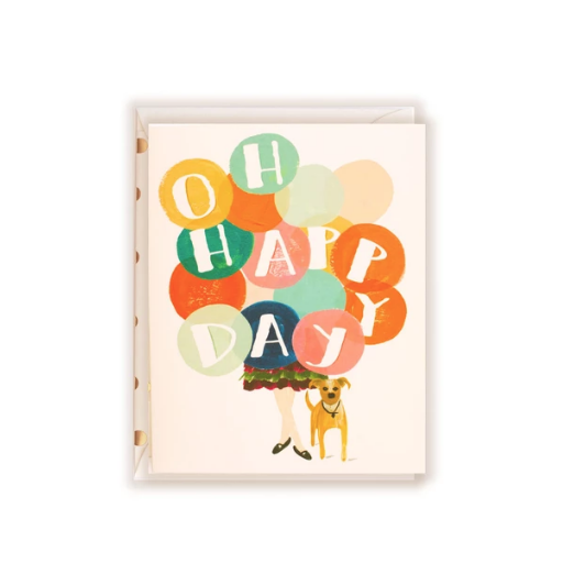 THE FIRST SNOW Oh Happy Day Greeting Card