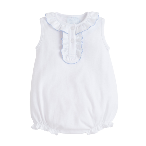 BISBY BY LITTLE ENGLISH Ruffled Henley Bubble