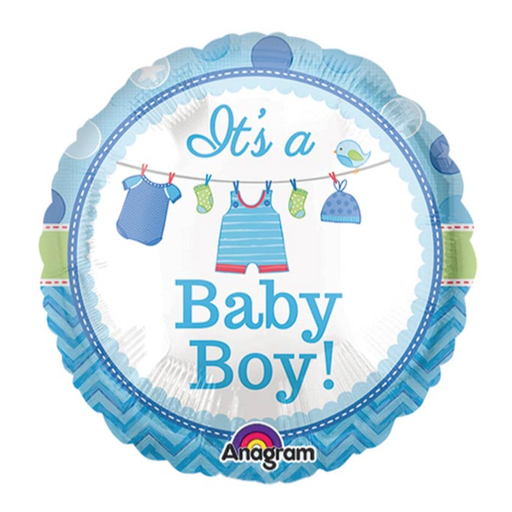 It’S A Baby Boy-Shower With Love Boy Flower/Plant Balloon