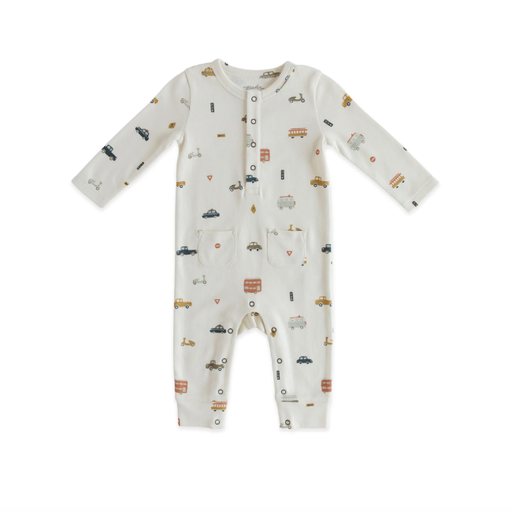 Pehr Henley Patch Pocket Romper