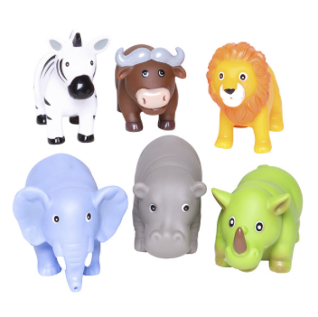 Elegant Baby Jungle Party Squirtie Baby Bath Toy