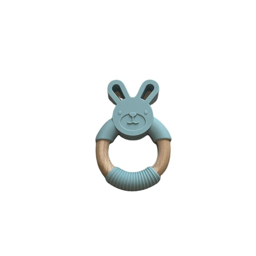 Three Hearts Modern Teething Accessories Bunny Ear Teether