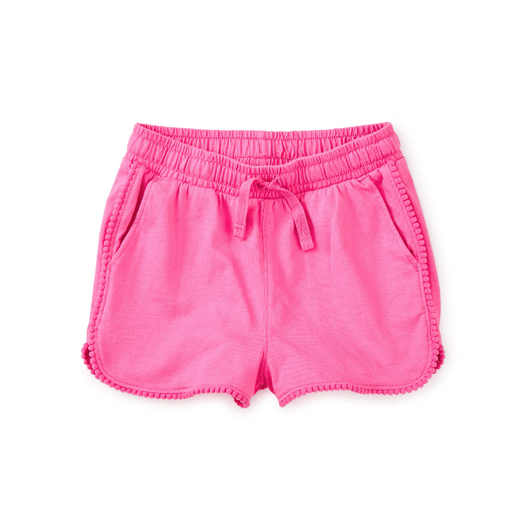 Tea Pom Pom Gym Shorts In Carousel Pink