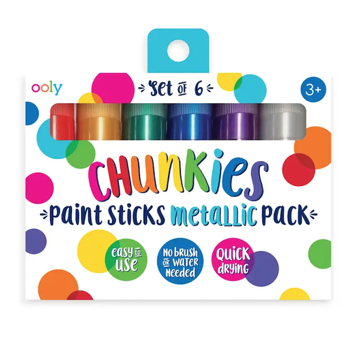 OOLY Chunkies Paint Sticks Metallic Set Of 6