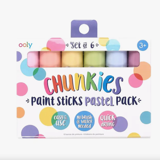 OOLY Chunkies Paint Sticks -Pastel Set Of 6