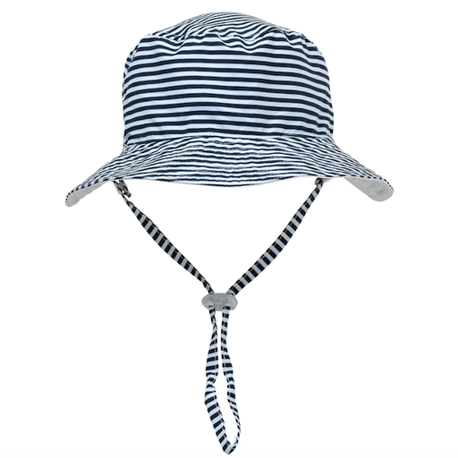 Navy And White Bucket Hat