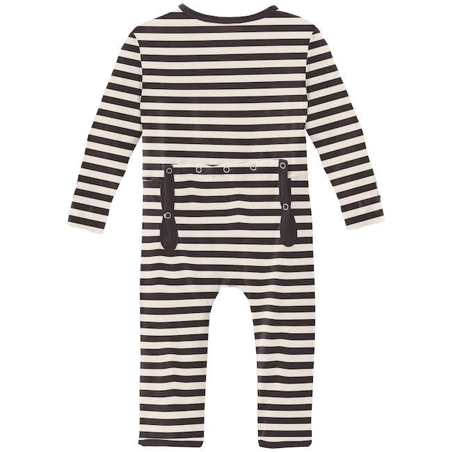 Buy Kickee Pants Jailhouse Rock Stripe Print Footie With Zipper For Your  Little Boy - Now! - Bellaboo
