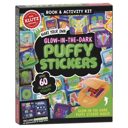 KLUTZ Glow-In-The-Dark Puffy Stickers