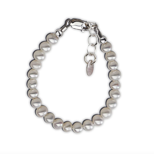 CHERISHED MOMENTS, LLC Zoey Sterling Silver Freshwater Pearl Bracelet