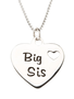 Cherished Moments, LLC Big Sis Sterling Silver Charm Necklace