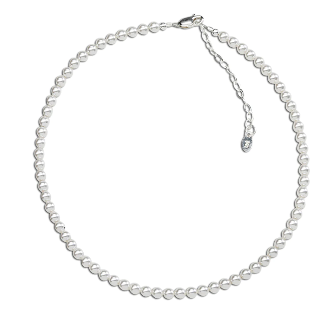 CHERISHED MOMENTS, LLC Serenity Sterling Silver Necklace 12-14" Adjustable