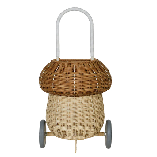 OLLI ELLA Rattan Mushroom Luggy- Natural