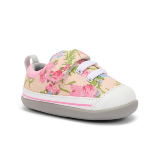 SEE KAI RUN Stevie Ii Infant First Walker Beige Floral