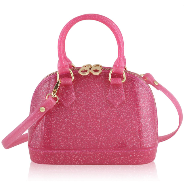 Jelly handbag pvc candy shoulder bags tote beach satchel bag / purse |  Fruugo BH
