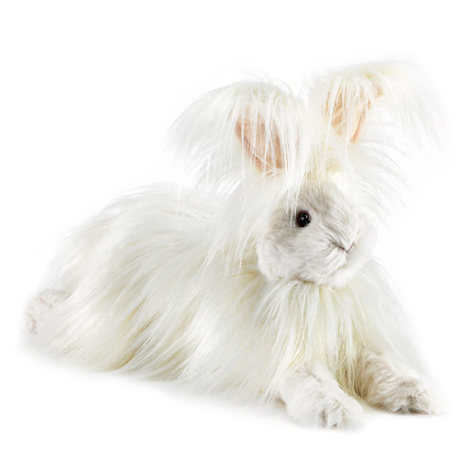 FOLKMANIS Angora Rabbit Puppet