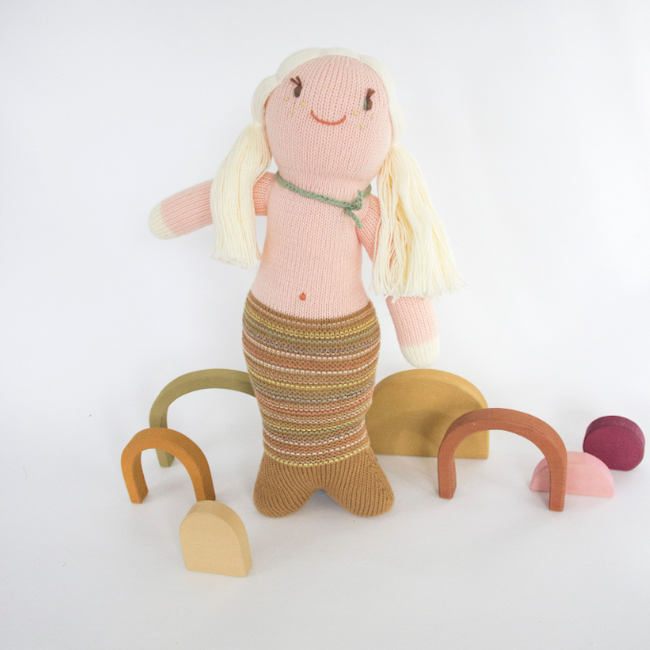 Large stuffed mermaid sale