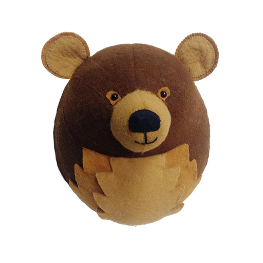 Fiona Walker Grizzly Bear Head Wall Mount