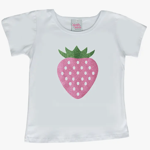 COUTURE CLIPS Strawberry Short Sleeve Tshirt