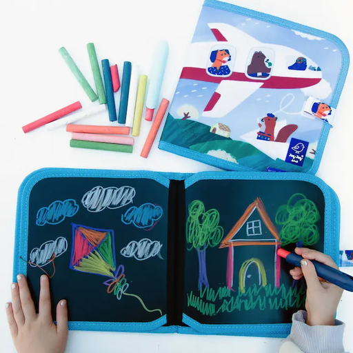 JAQ JAQ BIRD Jaq Jaq & Friends Erasable Book-Airplanes