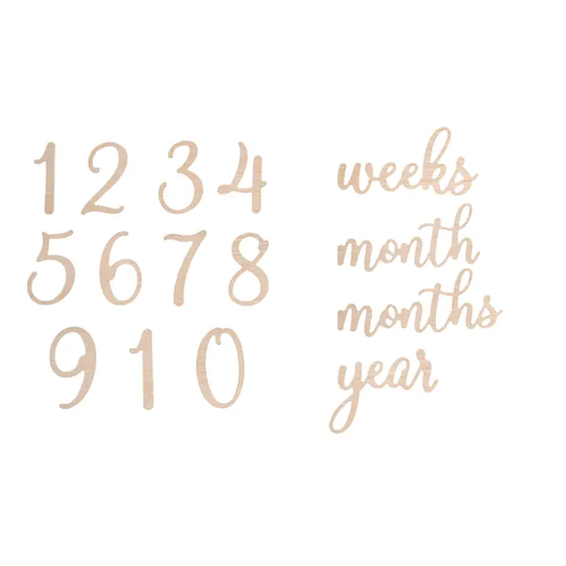 PEARHEAD Wooden Reversible Milestone Photo Prop