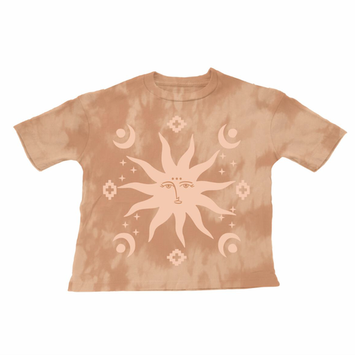 TINY WHALES Sun And Moon Super Tee In Tie Dye