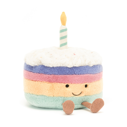 JELLYCAT Amuseable Rainbow Birthday Cake