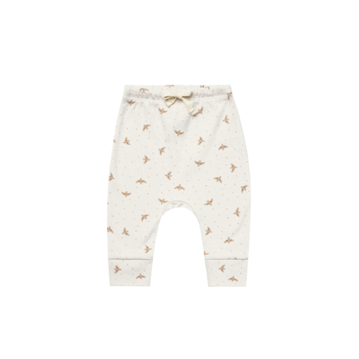 QUINCY MAE Drawstring Pant In Doves