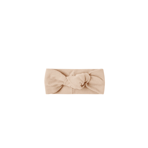 QUINCY MAE Knotted Headband In Shell