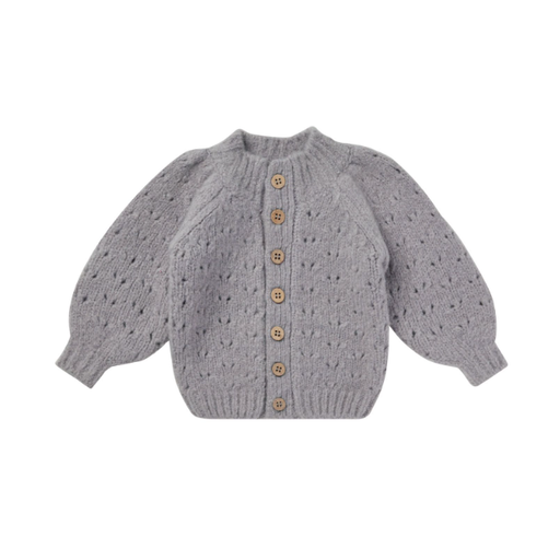 RYLEE & CRU Tulip Cardigan In French Blue