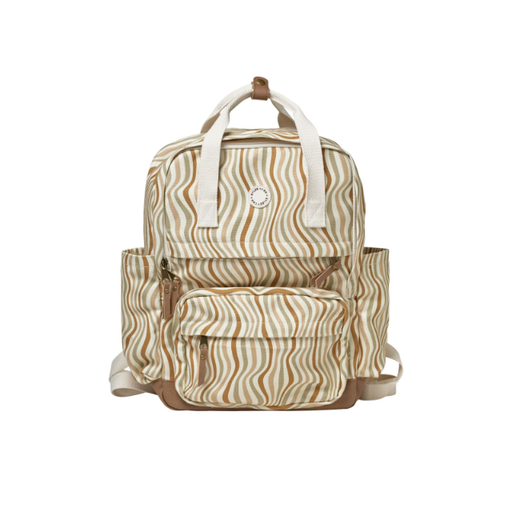 RYLEE & CRU School Backpack In Retro Waves