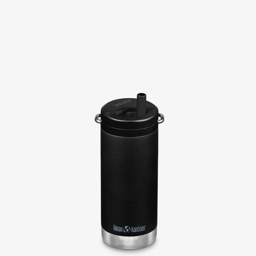 KLEAN KANTEEN 12Oz Tkwide Insulated Water Bottle With Twist Cap In Black