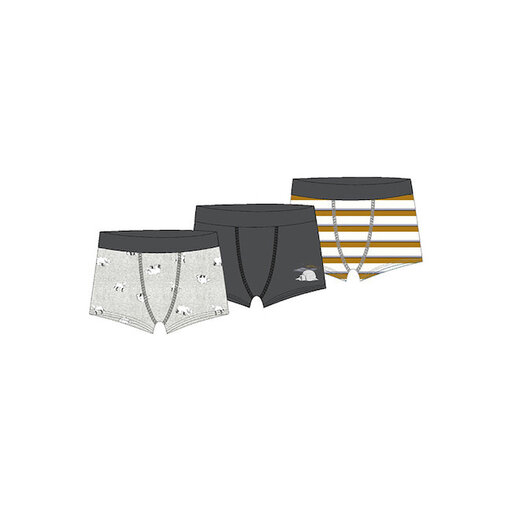MAYORAL USA Set Of 3 Boxers In Charcoal