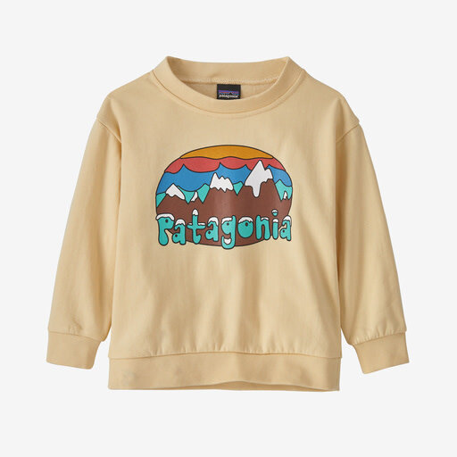 PATAGONIA Baby Lightweight Crew Sweatshirt : Fitz Roy Flurries