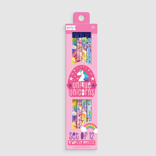 Only Unique Unicorns Graphite Pencils Set