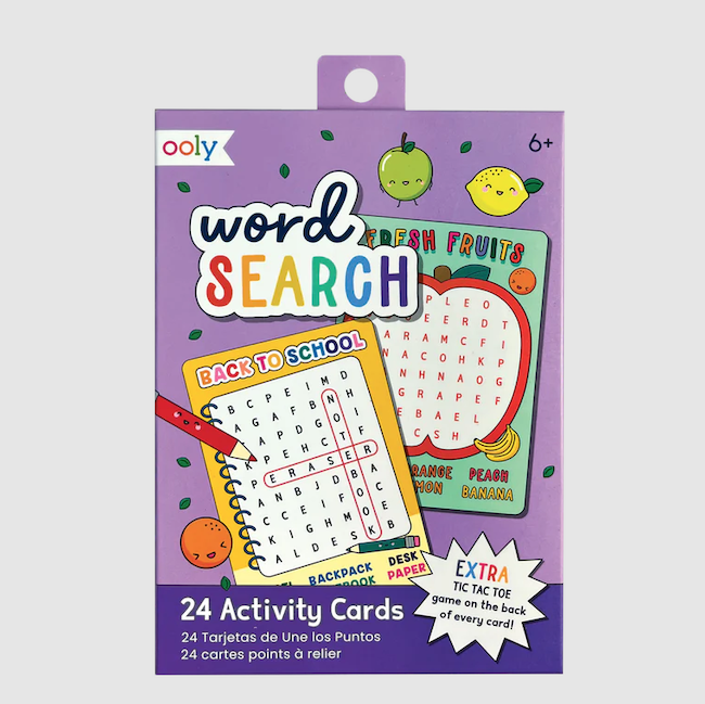 Only Word Search Activity Cards