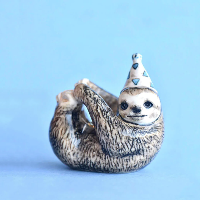 CAMP HOLLOW Sloth Cake Topper