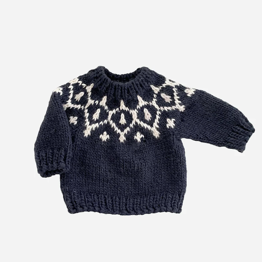 THE BLUEBERRY HILL Icicle Sweater In Navy