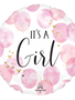 Watercolor Baby Girl Balloon 4"