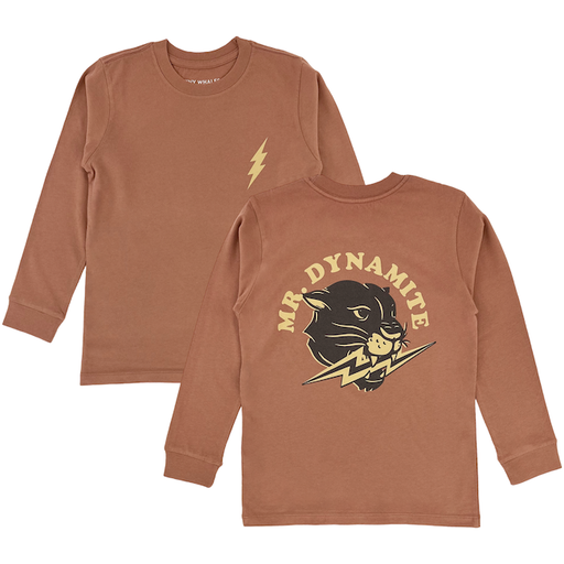TINY WHALES Mr Dynamite Long Sleeve Tee