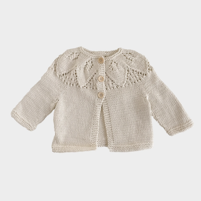 Cotton lace cardigan clearance