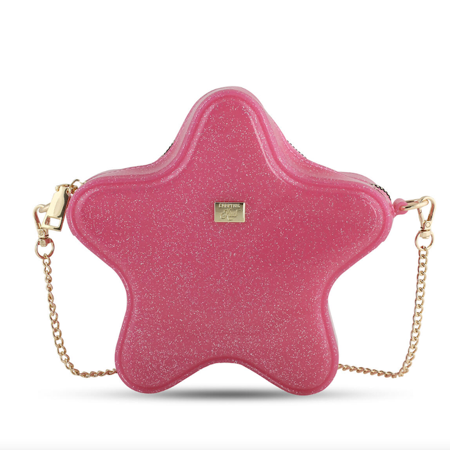 Carrying Kind Taylor Bag In Hot Pink Sparkle Star