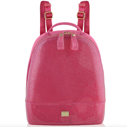 CARRYING KIND DOLLY MINI BACKPACK IN HOT PINK SPARKLE