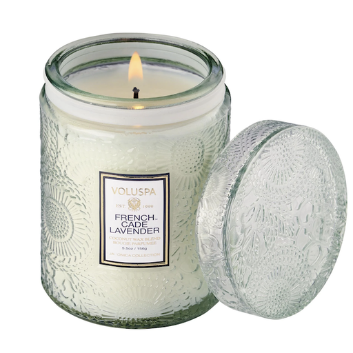 VOLUSPA French Cade Lavender Candle Small Jar Candle 5.5Oz