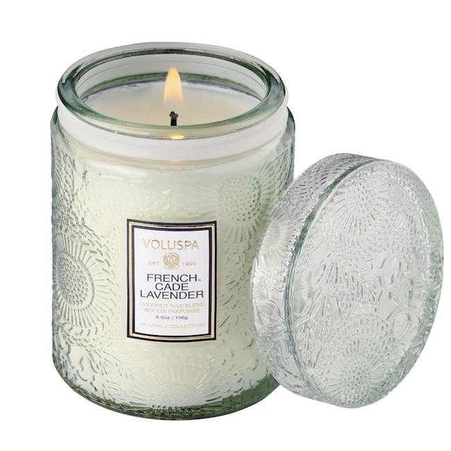 Voluspa French Cade Lavender Small Jar Candle
